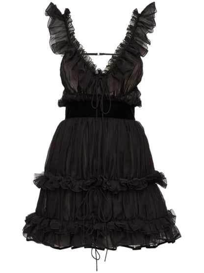 Ruffled Mini Dress