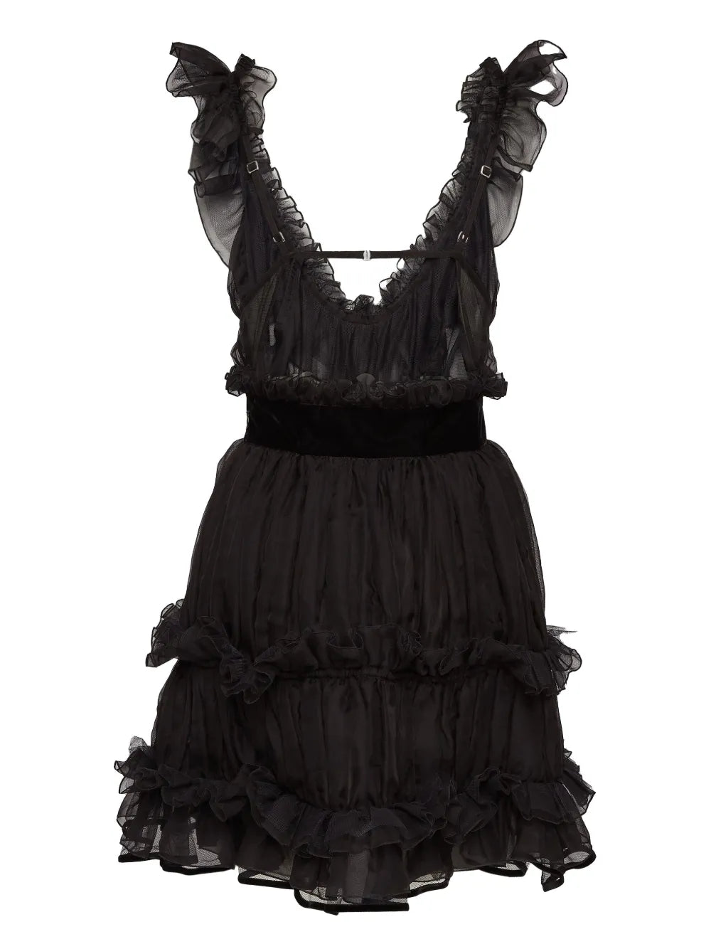 Ruffled Mini Dress