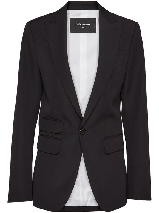 Single-Breasted Tailored Blazer