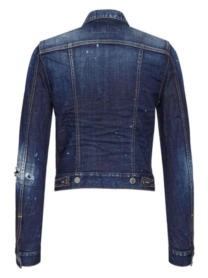 Distressed Denim Jacket