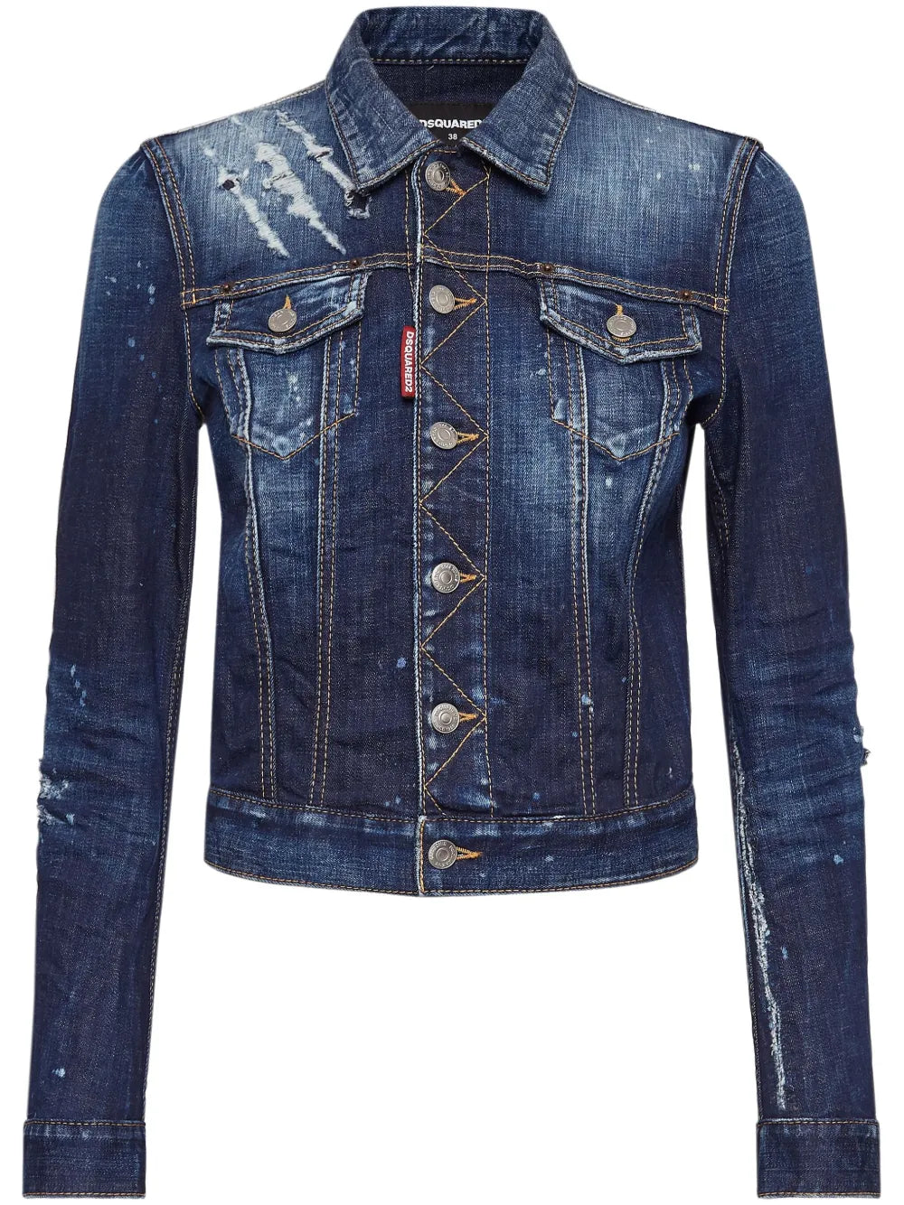 Distressed Denim Jacket