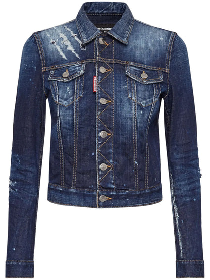 Distressed Denim Jacket
