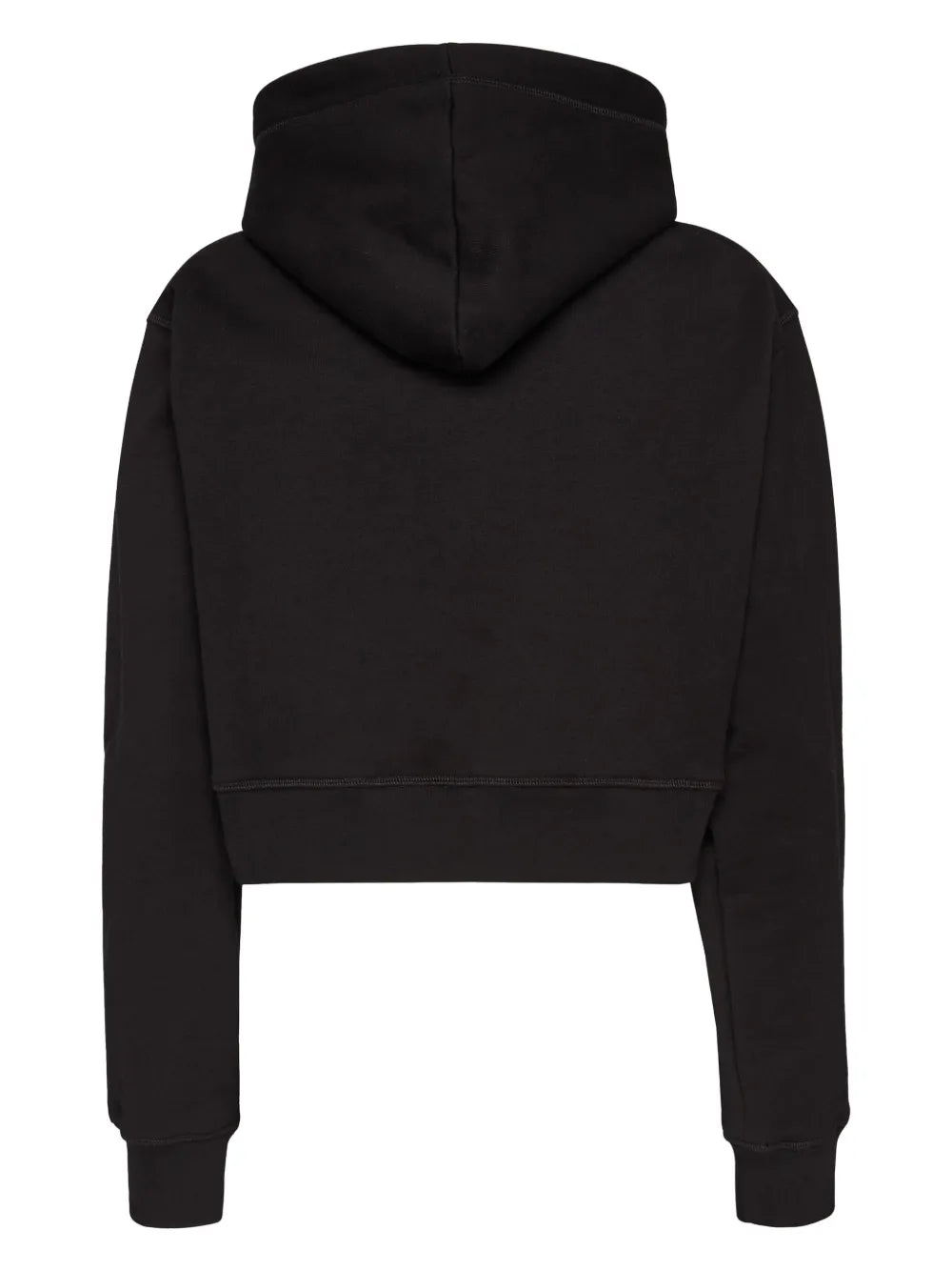 Bead-Embellished Cotton Hoodie