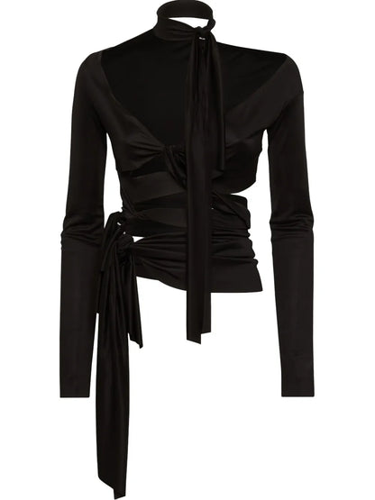 Cut-Out Blouse