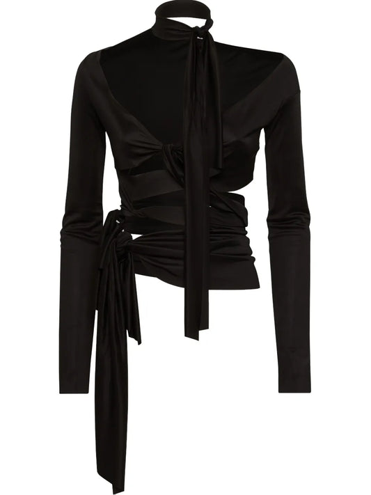 Cut-Out Blouse