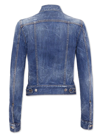 Distressed Denim Jacket