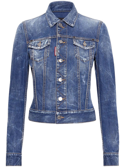 Distressed Denim Jacket