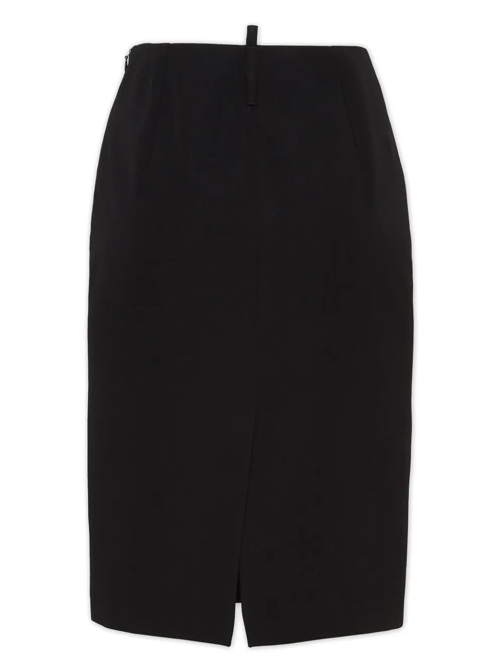 High-Rise Wool Pencil Skirt