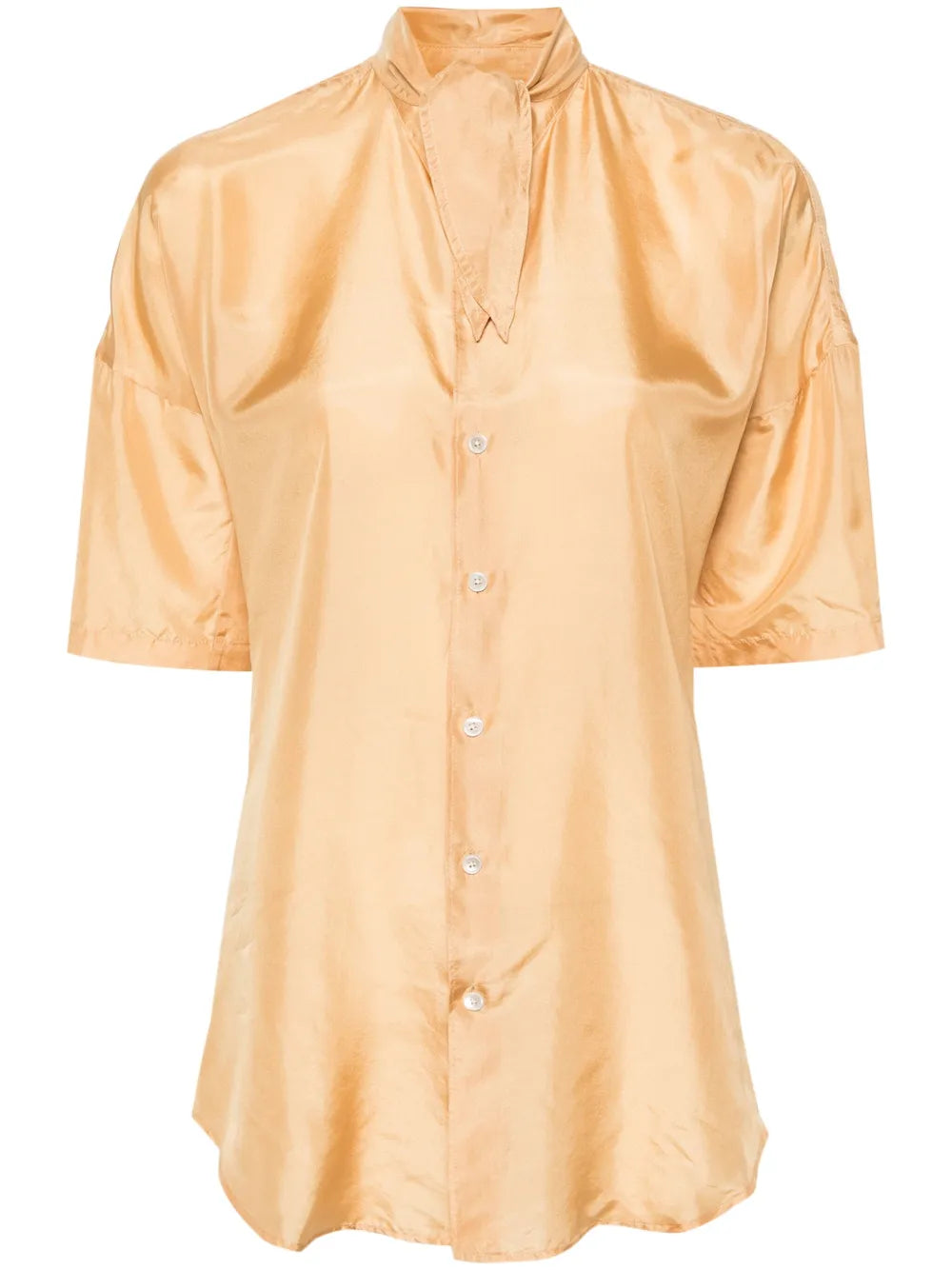 Tied Silk Shirt