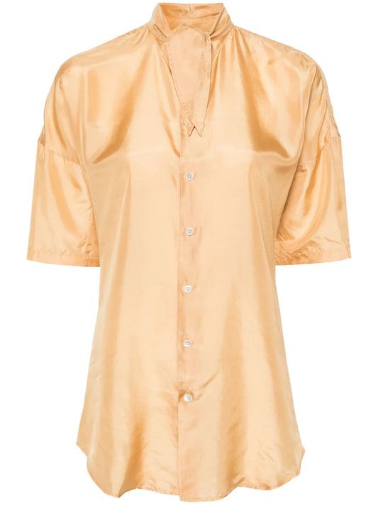 Tied Silk Shirt