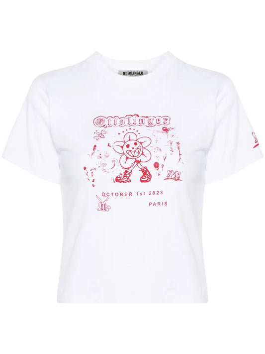 Logo-Print Cotton T-Shirt