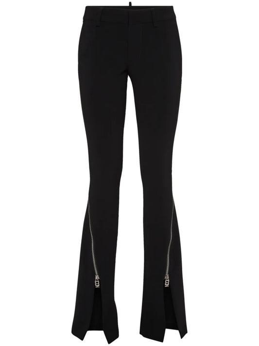 Low-Rise Bootcut Trousers