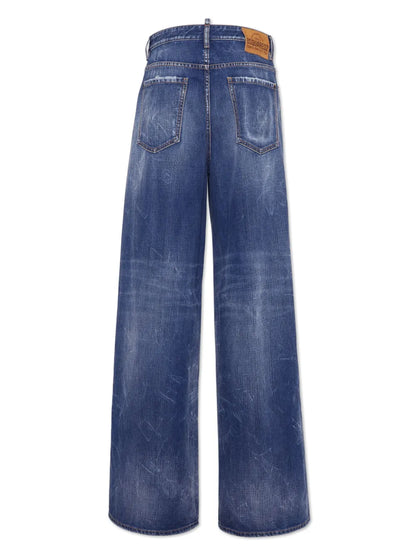 High-Rise Wide-Leg Jeans