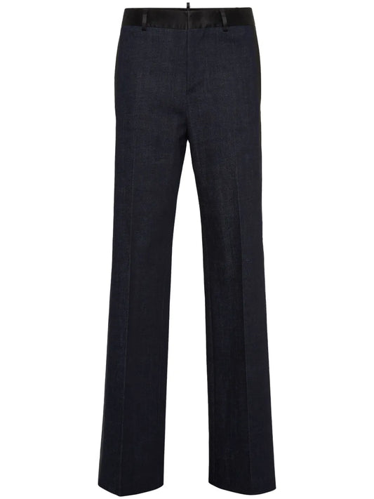 Mid-Rise Tailored Trousers