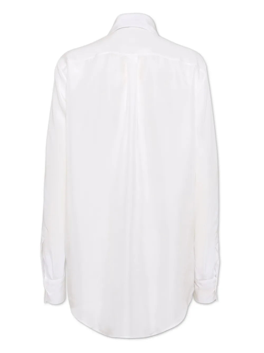 Bib-Collar Cotton Shirt