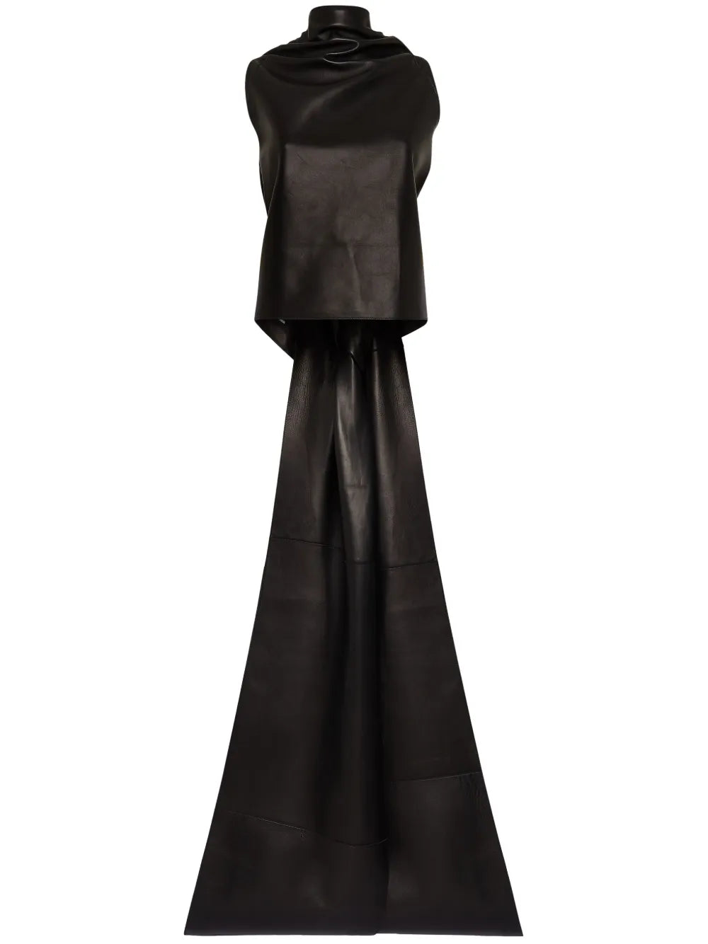 Obi Leather Blouse
