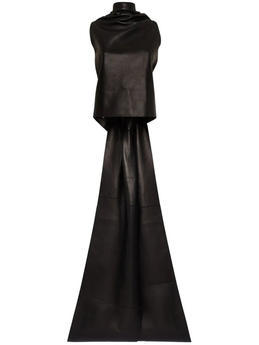 Obi Leather Blouse