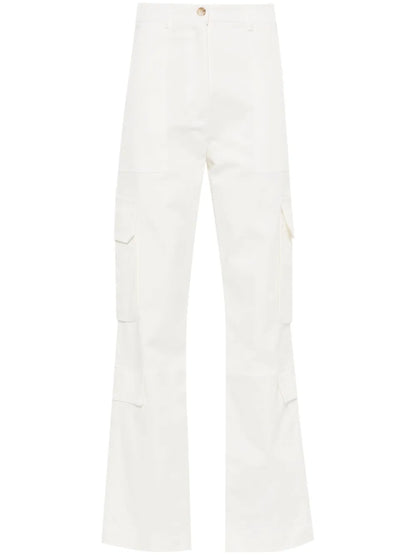 Multi-Pockets Straight-Leg Trousers