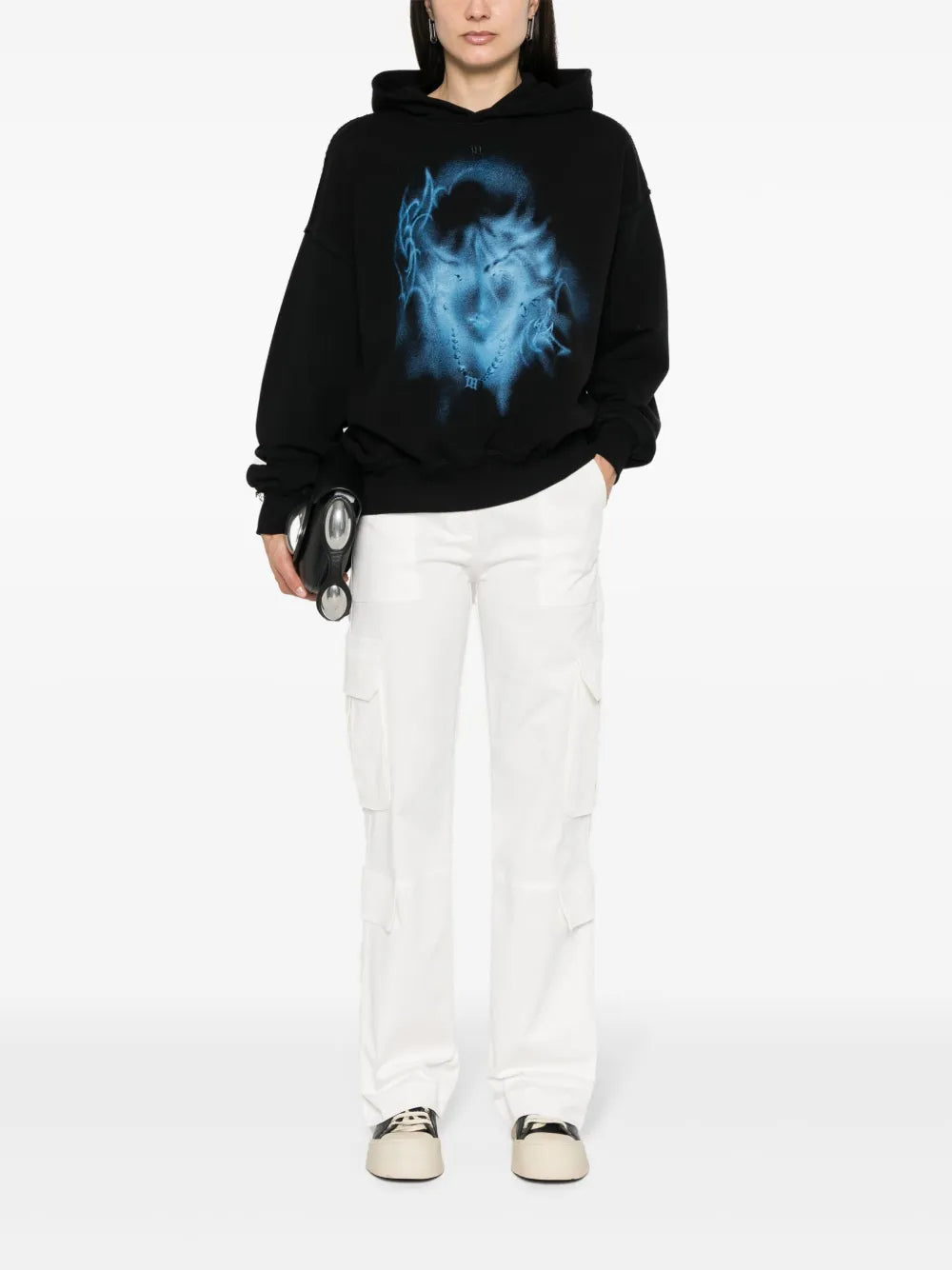 Multi-Pockets Straight-Leg Trousers