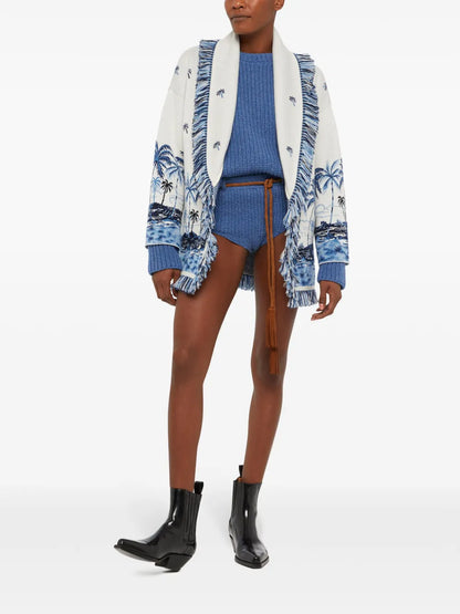 The Tale Of A Hawaiian Virgin-Wool Cardigan