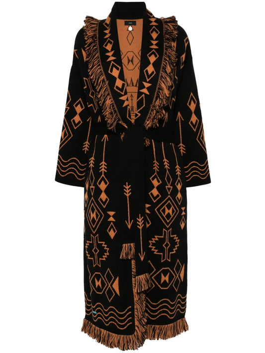 Mystic Gate Fringed Cardi-Coat