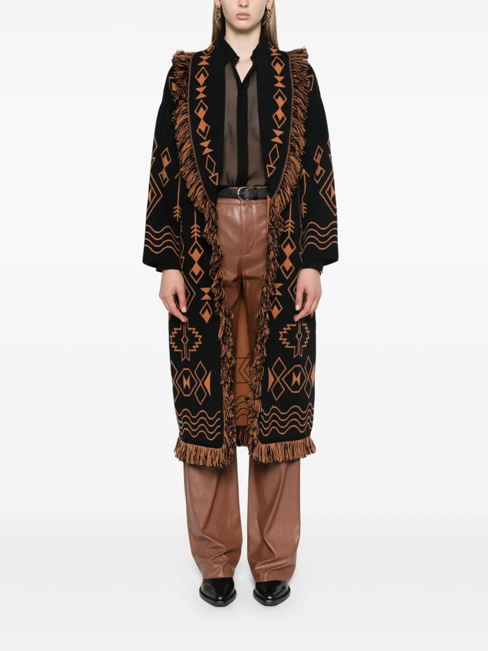 Mystic Gate Fringed Cardi-Coat