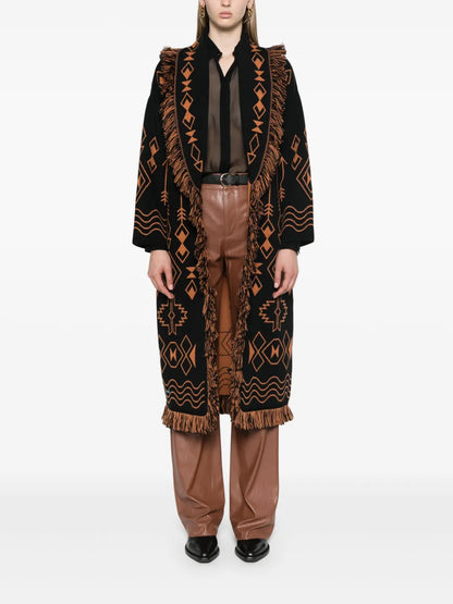 Mystic Gate Fringed Cardi-Coat