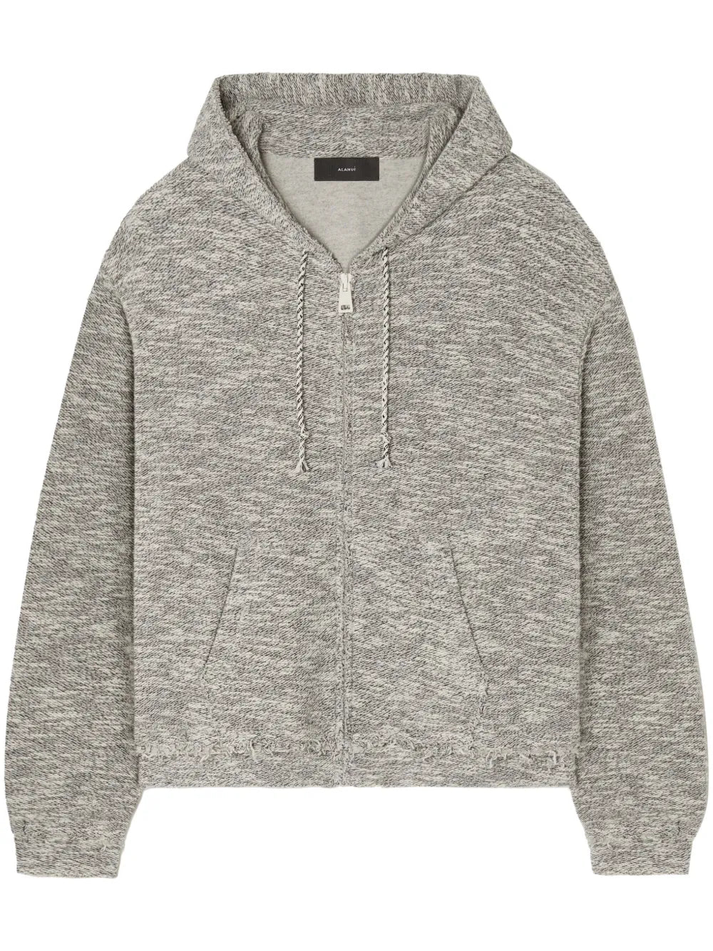 B&W Mouline Zipped Hoodie