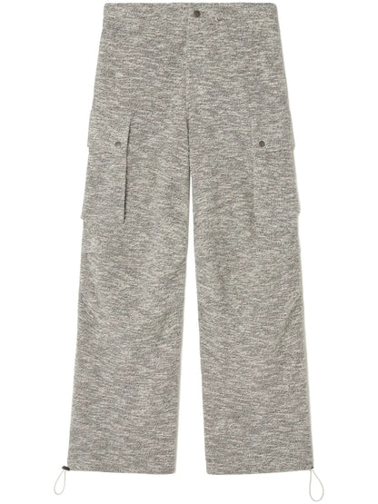Mouline Cotton Cargo Trousers