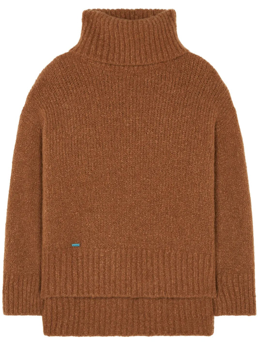 Ribbed High-Neck Jumper