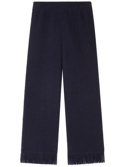 Finest Fringe-Detail Trousers