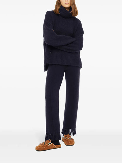 Finest Fringe-Detail Trousers