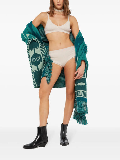 Knitted High-Waisted Shorts