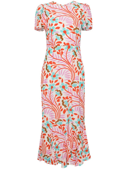 Lulani Printed Midi Dress