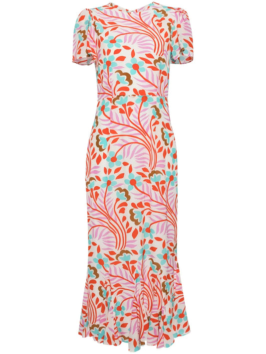 Lulani Printed Midi Dress