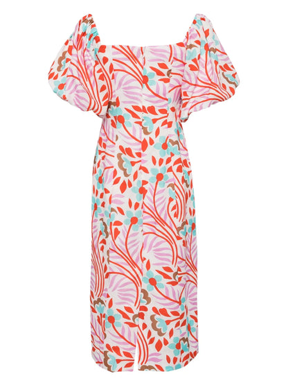 Karima Linen Midi Dress