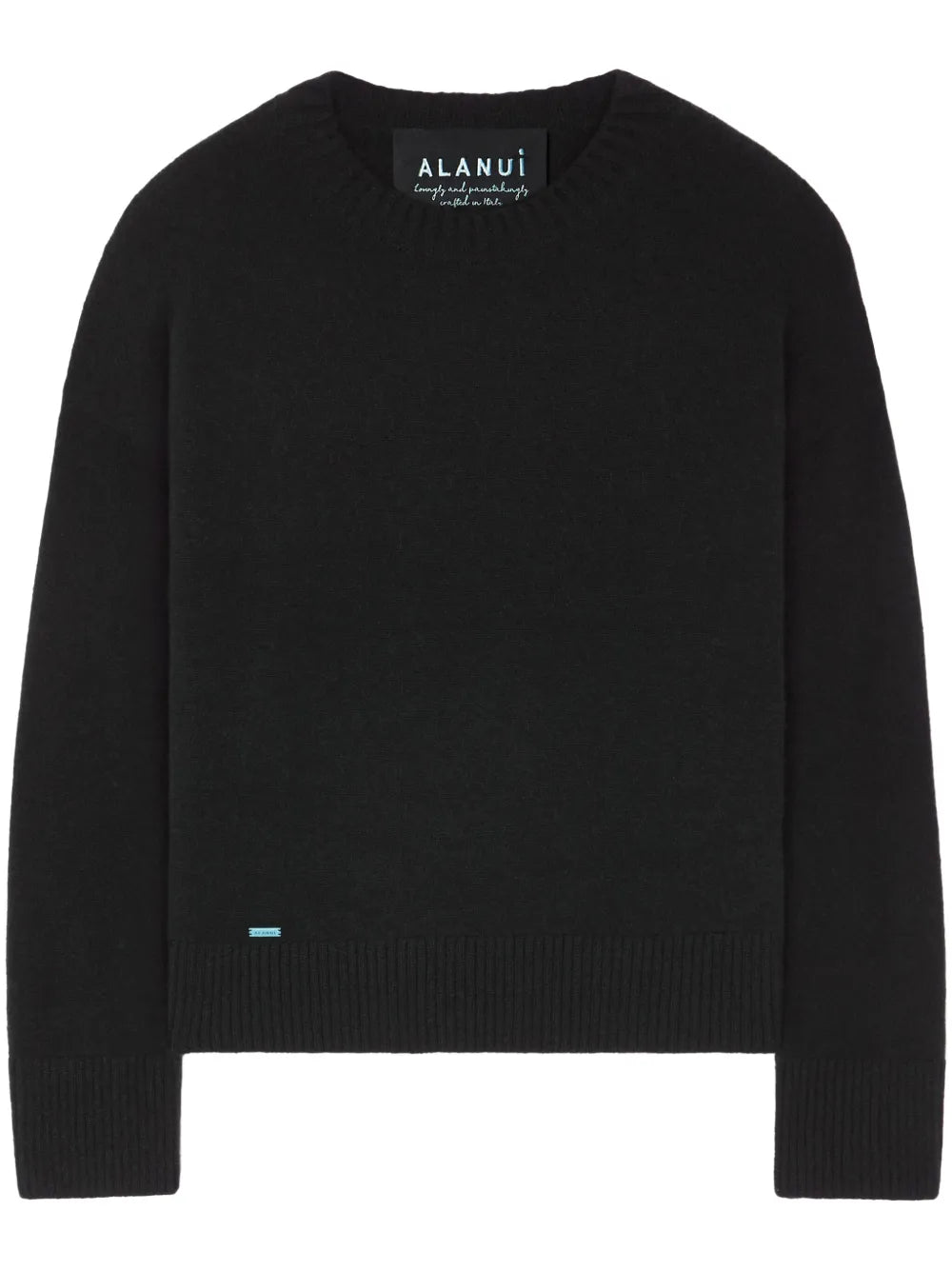 Ribbed-Edge Cashmere-Blend Jumper