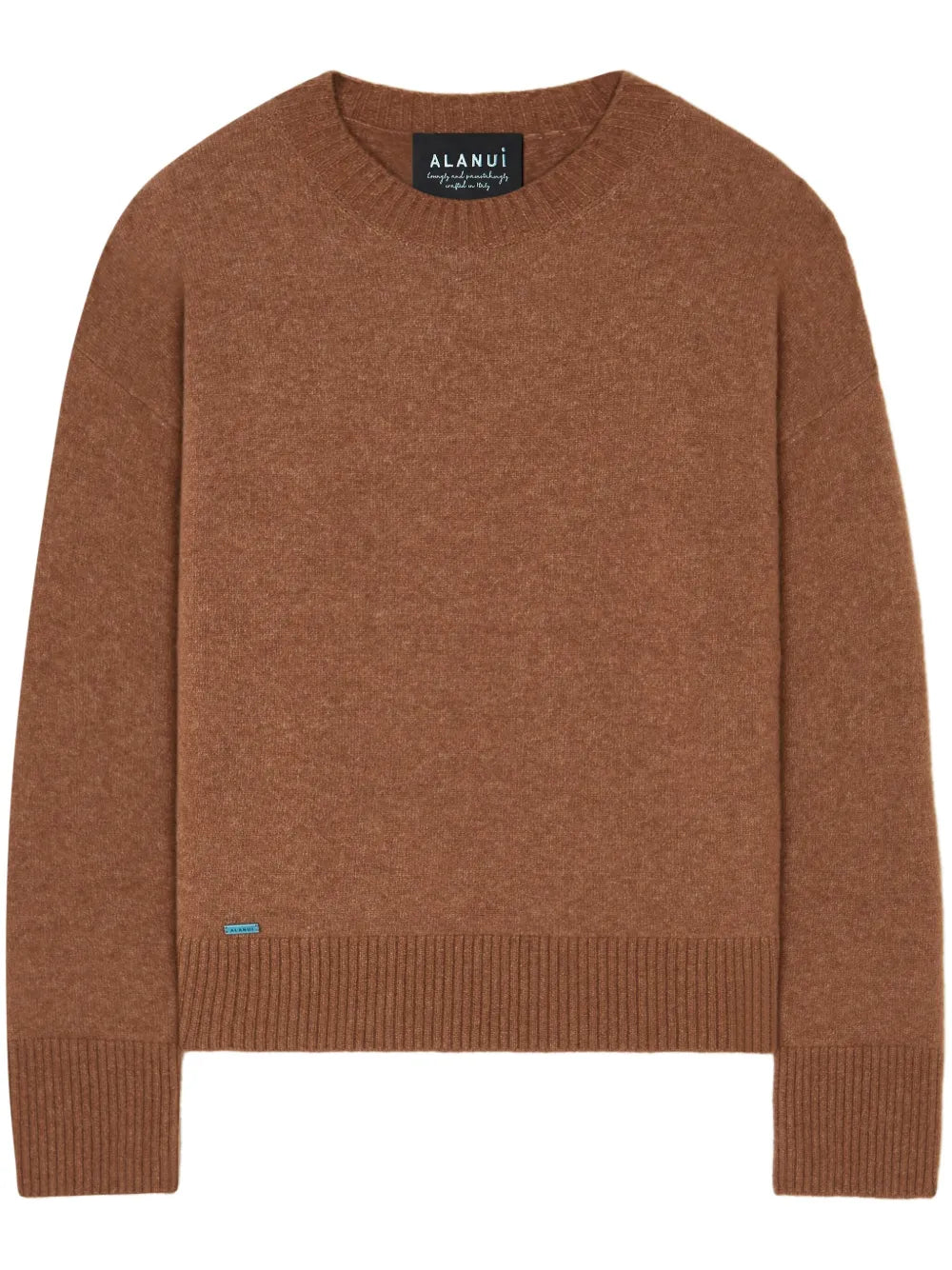 Ribbed-Edge Cashmere-Blend Jumper