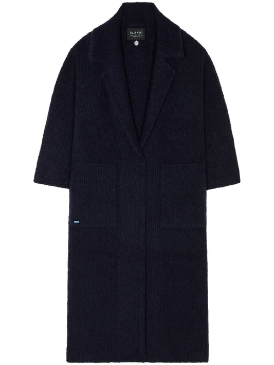 Logo-Plaque Cashmere-Silk Blend Cardigan