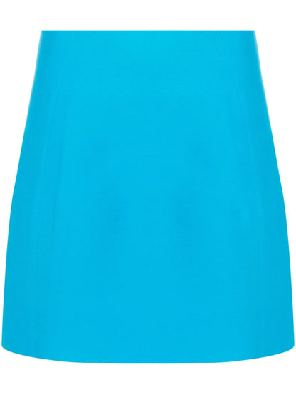 Fine-Ribbed Mini Skirt