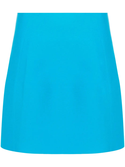 Fine-Ribbed Mini Skirt