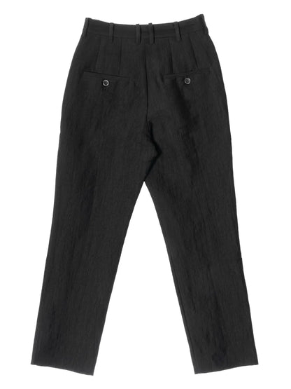 Slim-Fit Linen Trousers