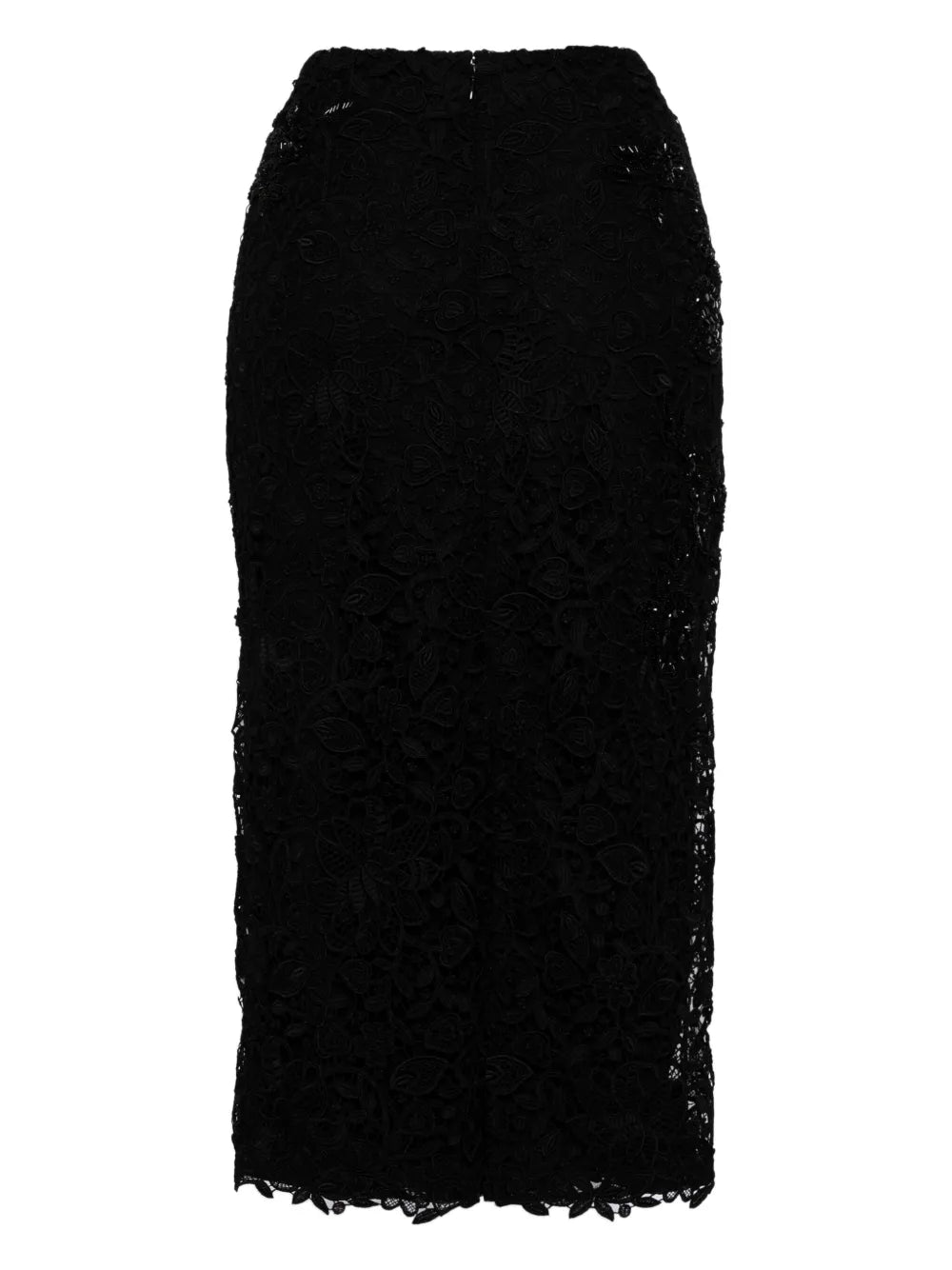 Lace-Detailing Pencil Skirt