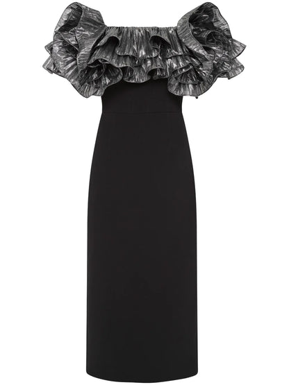 Lumi Ruffled Midi Dress