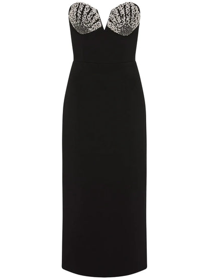 Cordelia Strapless Midi Dress