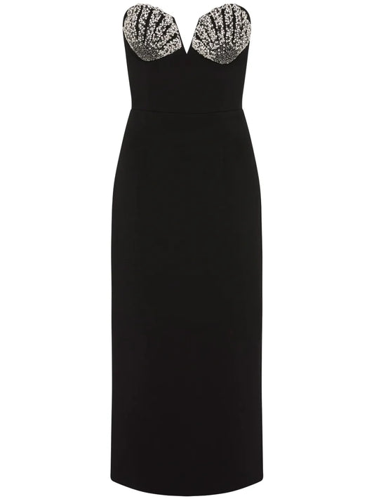 Cordelia Strapless Midi Dress