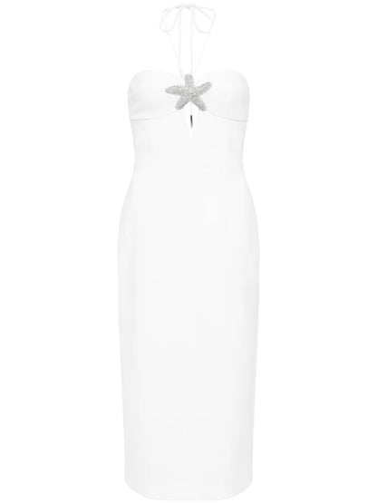 Chantara Halterneck Midi Dress