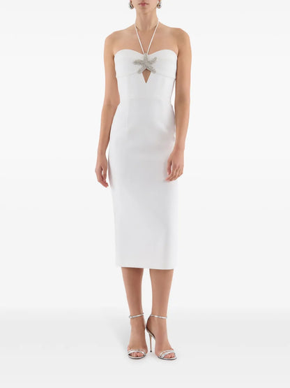 Chantara Halterneck Midi Dress