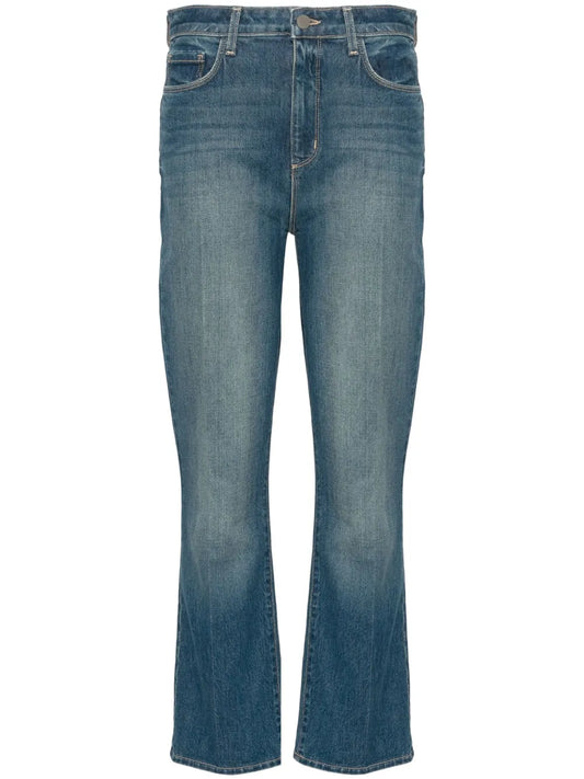 High-Rise Bootcut Jeans