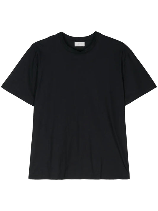 Tonal-Stitching Short-Sleeve T-Shirt